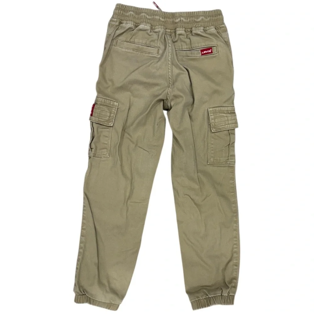 (B) Levi’s Khaki Jogger Pants (Boys) - Picture 2 of 9
